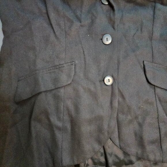 Vintage Style Exchange Black Vest - Picture 3 of 4